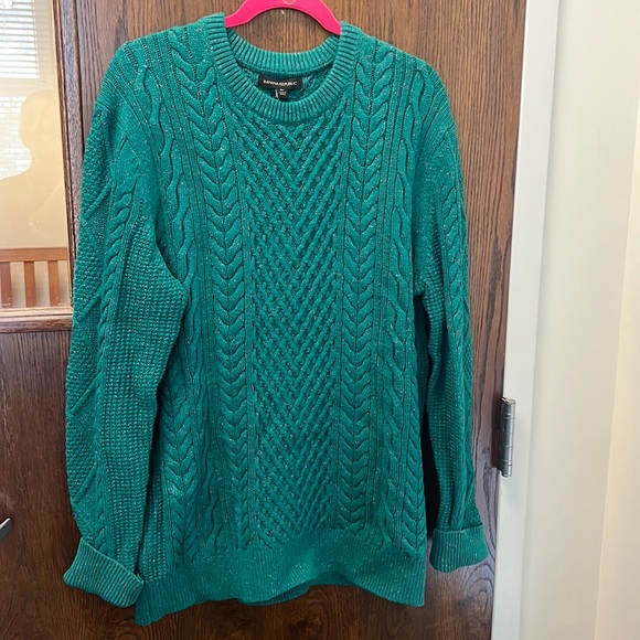Banana Republic Other - NWT Banana Republic cable knit sweater sz XL